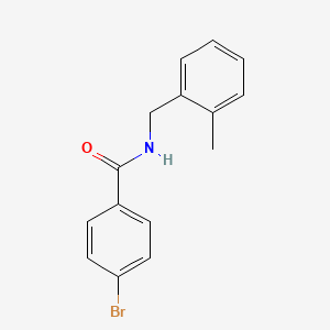 molecular formula C15H14BrNO B1633702 4-bromo-N-(2-methylbenzyl)benzamide 