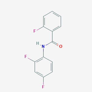 molecular formula C13H8F3NO B1633711 N-(2,4-difluorophenyl)-2-fluorobenzamide 