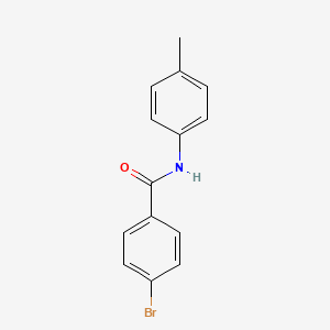 molecular formula C14H12BrNO B1633725 4-bromo-N-(4-methylphenyl)benzamide 