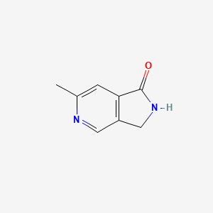 molecular formula C8H8N2O B1633738 6-Methyl-2,3-dihydro-1h-pyrrolo[3,4-c]pyridin-1-one 