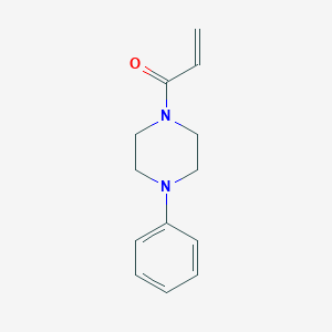 molecular formula C13H16N2O B163375 N-Acryloyl-N'-phenylpiperazine CAS No. 129401-88-3
