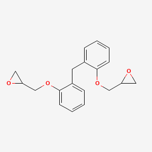 molecular formula C19H20O4 B1633751 Oxirane, 2,2'-[methylenebis(2,1-phenyleneoxymethylene)]bis- CAS No. 39817-09-9