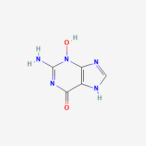 molecular formula C5H5N5O2 B1633755 3-Hydroxyguanine CAS No. 30345-22-3