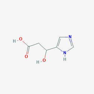 3-Hydroxy-3-(1H-imidazol-5-yl)propanoic acid