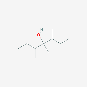 molecular formula C10H22O B1633797 3,4,5-Trimethyl-4-heptanol 
