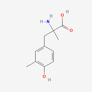 2-Amino-3-(4-hydroxy-3-methylphenyl)-2-methylpropanoic acid