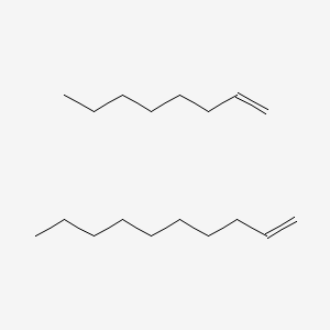 molecular formula C18H36 B1633814 1-Decene, polymer with 1-octene CAS No. 173994-79-1