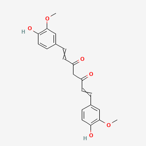 molecular formula C21H20O6 B1633818 1,6-Heptadiene-3,5-dione, 1,7-bis(4-hydroxy-3-methoxyphenyl)- 