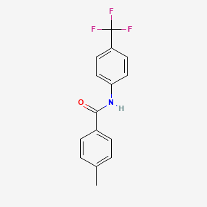 molecular formula C15H12F3NO B1633825 4-methyl-N-[4-(trifluoromethyl)phenyl]benzamide 