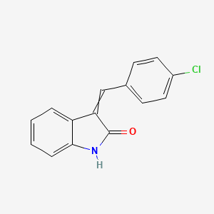 3-[(4-chlorophenyl)methylidene]-1H-indol-2-one