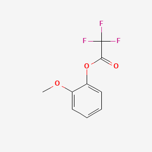 molecular formula C9H7F3O3 B1633837 Acetic acid, trifluoro-, 2-methoxyphenyl ester 