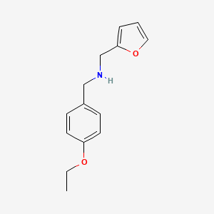 molecular formula C14H17NO2 B1633848 (4-Ethoxy-benzyl)-furan-2-ylmethyl-amine CAS No. 436096-81-0