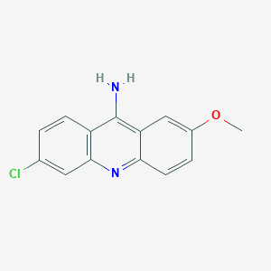 molecular formula C14H11ClN2O B163386 9-Amino-6-chloro-2-methoxyacridine CAS No. 3548-09-2