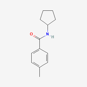 molecular formula C13H17NO B1633871 N-cyclopentyl-4-methylbenzamide 