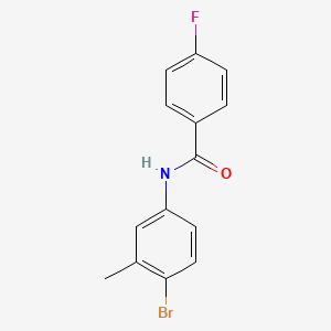 N-(4-bromo-3-methylphenyl)-4-fluorobenzamide