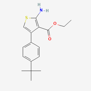 molecular formula C17H21NO2S B1633890 Ethyl-2-Amino-4-(4-tert-Butylphenyl)thiophen-3-carboxylat CAS No. 307511-84-8