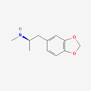 1,3-Benzodioxole-5-ethanamine, N,alpha-dimethyl-, (alphaR)-