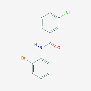 molecular formula C13H9BrClNO B1633909 N-(2-bromophenyl)-3-chlorobenzamide 