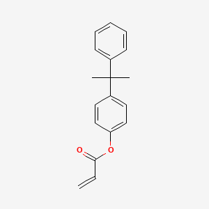molecular formula C18H18O2 B1633924 p-Cumylphenyl acrylate CAS No. 54449-74-0