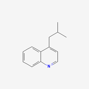 molecular formula C13H15N B1633928 4-Isobutylquinoline CAS No. 1333-58-0