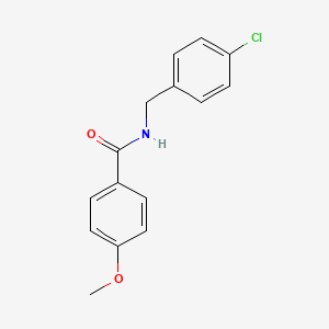 molecular formula C15H14ClNO2 B1633948 N-(4-chlorobenzyl)-4-methoxybenzamide 