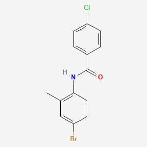 N-(4-Bromo-2-methylphenyl)-4-chlorobenzamide