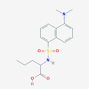 2-[[5-(Dimethylamino)naphthalen-1-yl]sulfonylamino]pentanoic acid