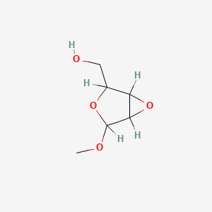molecular formula C6H10O4 B1633999 Methyl 2,3-anhydropentofuranoside CAS No. 4891-18-3