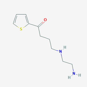 molecular formula C10H16N2OS B163402 gamma-(2-Aminoethylamino)-2-butryothienone CAS No. 134257-65-1