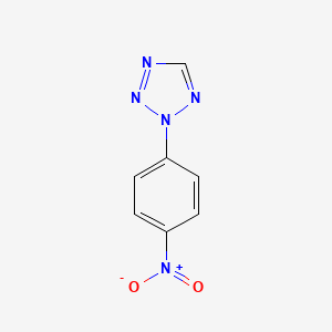 molecular formula C7H5N5O2 B1634021 2-(4-Nitrophenyl)tetrazole 