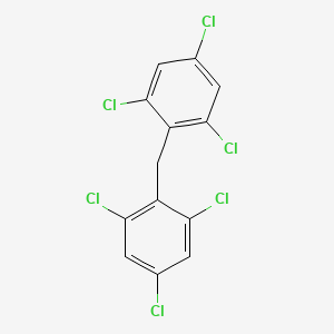 molecular formula C13H6Cl6 B1634039 1,3,5-Trichloro-2-[(2,4,6-trichlorophenyl)methyl]benzene 
