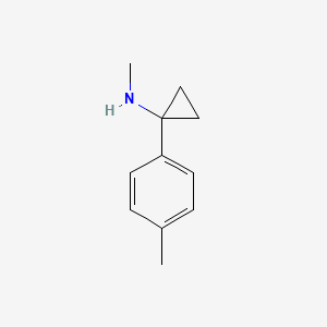 molecular formula C11H15N B1634047 N-Methyl-1-(4-methylphenyl)cyclopropanamine 