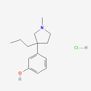 molecular formula C14H22ClNO B1634073 Profadol hydrochloride CAS No. 1505-31-3