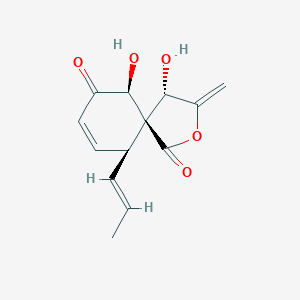 molecular formula C13H14O5 B163408 Arthropsolide A CAS No. 135048-14-5