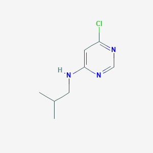 molecular formula C8H12ClN3 B163412 6-chloro-N-isobutylpyrimidin-4-amine CAS No. 1220028-08-9