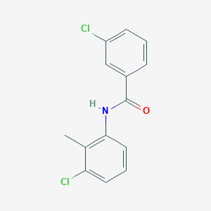 molecular formula C14H11Cl2NO B1634126 3-chloro-N-(3-chloro-2-methylphenyl)benzamide 