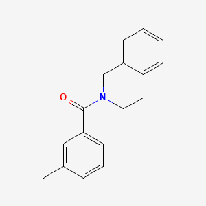 molecular formula C17H19NO B1634128 N-benzyl-N-ethyl-3-methylbenzamide 