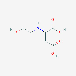 molecular formula C6H11NO5 B163413 N-(2-羟乙基)天冬氨酸 CAS No. 125677-11-4