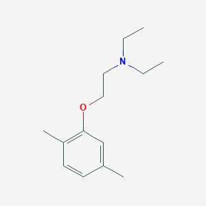 molecular formula C14H23NO B1634163 2-(2,5-dimethylphenoxy)-N,N-diethylethanamine 