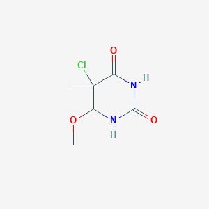 molecular formula C6H9ClN2O3 B1634169 5-Chloro-6-methoxy-5,6-dihydrothymine 
