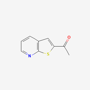 molecular formula C9H7NOS B1634205 1-(Thieno[2,3-b]pyridin-2-yl)ethanone CAS No. 18354-56-8
