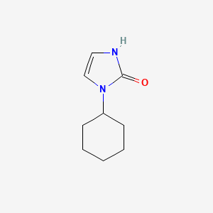 molecular formula C9H14N2O B1634206 3-cyclohexyl-1H-imidazol-2-one 