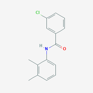 molecular formula C15H14ClNO B1634208 3-chloro-N-(2,3-dimethylphenyl)benzamide 