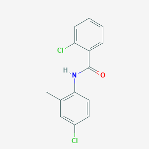 molecular formula C14H11Cl2NO B1634209 2-chloro-N-(4-chloro-2-methylphenyl)benzamide 