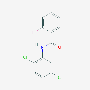 molecular formula C13H8Cl2FNO B1634240 N-(2,5-dichlorophenyl)-2-fluorobenzamide 