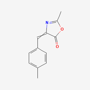 molecular formula C12H11NO2 B1634243 5(4H)-Oxazolone, 2-methyl-4-[(4-methylphenyl)methylene]- 