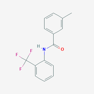 3-methyl-N-[2-(trifluoromethyl)phenyl]benzamide