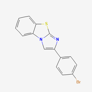 molecular formula C15H9BrN2S B1634272 2-(4-Bromophenyl)imidazo[2,1-b][1,3]benzothiazole 