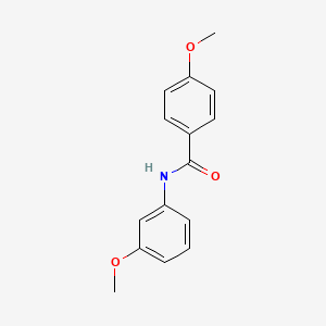 molecular formula C15H15NO3 B1634283 4-methoxy-N-(3-methoxyphenyl)benzamide 