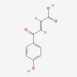 molecular formula C10H8O4 B1634290 4-(4-Hydroxyphenyl)-4-oxobut-2-enoic acid CAS No. 86690-79-1